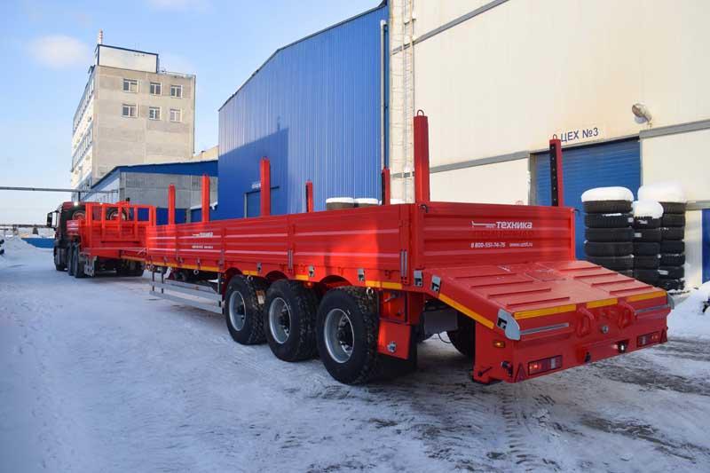 Полуприцеп тяжеловоз телескопический ППТ-9177-002ВР3 (37 т.)