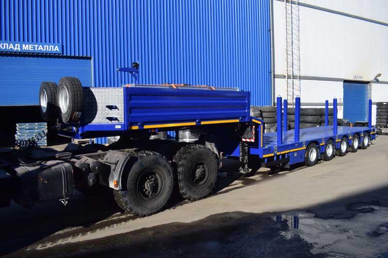 Полуприцеп тяжеловоз телескопический ППТ-001НР5 (60 т.)