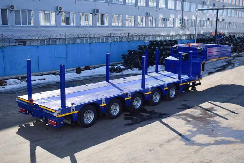 Полуприцеп тяжеловоз телескопический ППТ-001НР5 (60 т.)