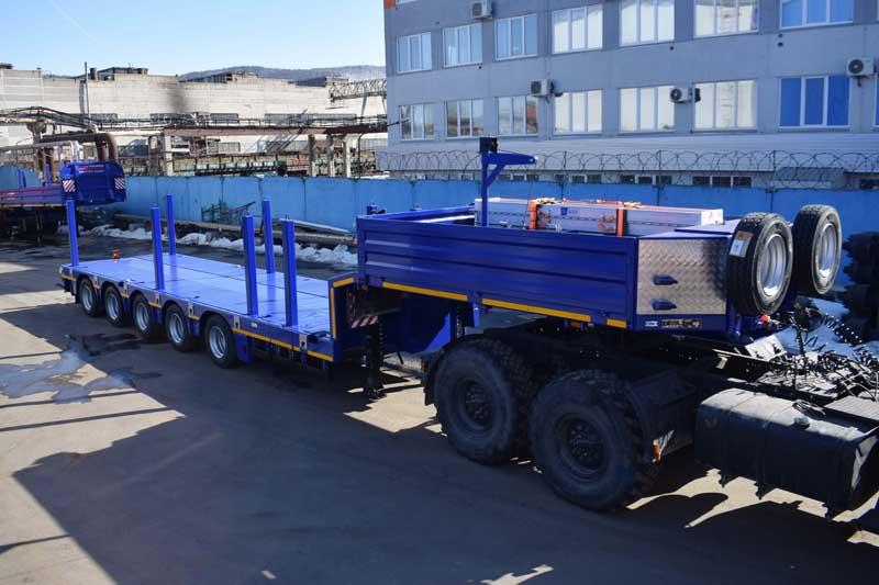 Полуприцеп тяжеловоз телескопический ППТ-001НР5 (60 т.)