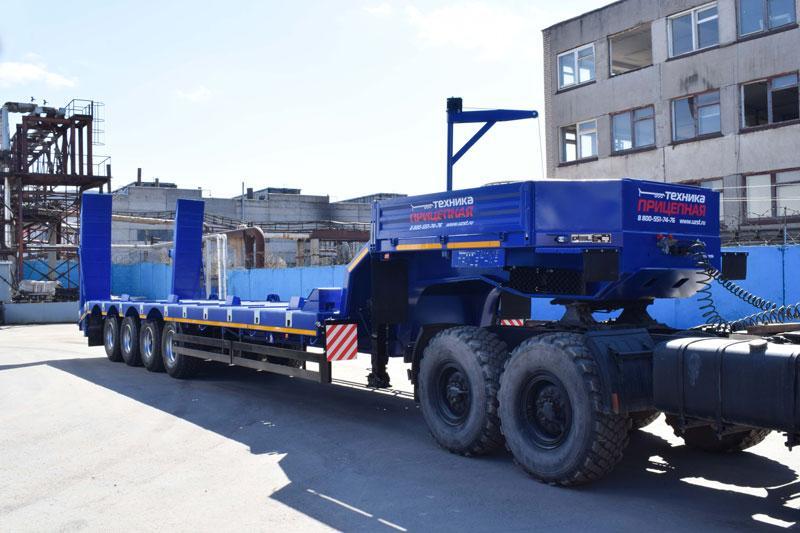 Полуприцеп тяжеловоз высокорамный ППТ-9176-006В4-10 (60 т.)