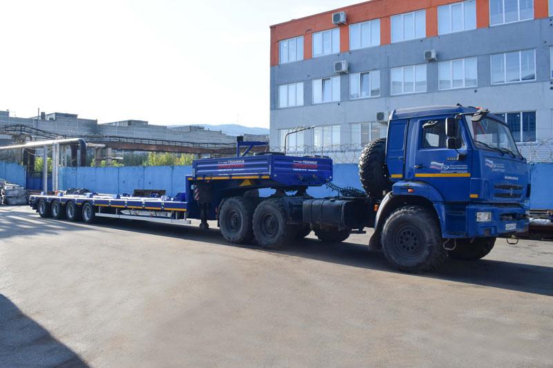 Полуприцеп тяжеловоз низкорамный ППТ-9176-014Н4 (50 т.)
