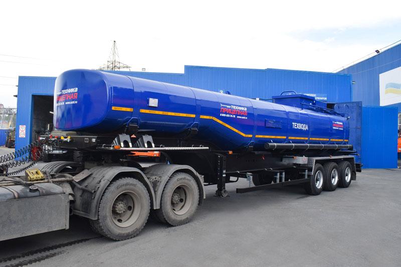 Полуприцеп-цистерна ППЦТ-30 (001) для техводы (3-осный, переменное сечение)