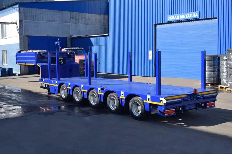 Полуприцеп тяжеловоз телескопический ППТ-001НР5 (60 т.)